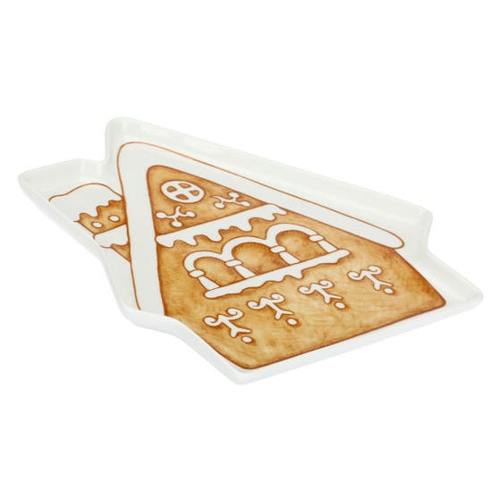 Thunland porcelain house-shaped plate