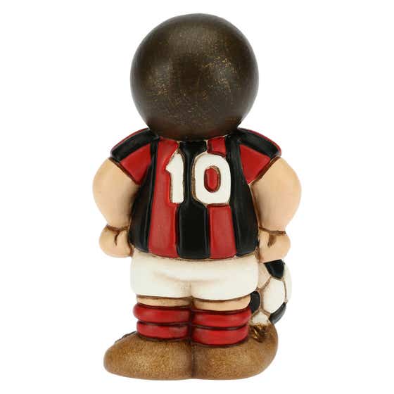 Black boy football player