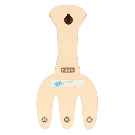 Country Bloom 3-Hook Ceramic Key Rack