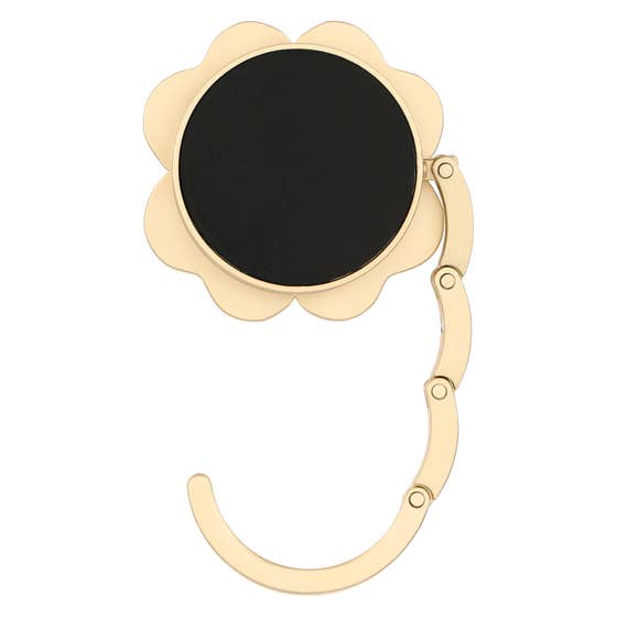 Four-leaf clover metal bag hook