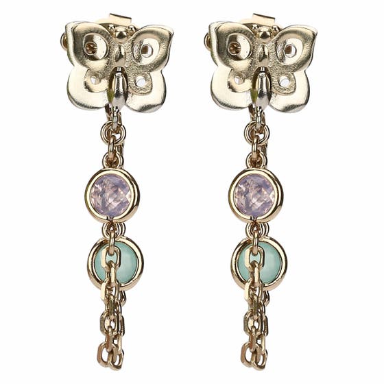 Earrings with butterfly Leyla
