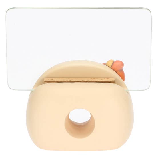 Happy Country gla&szlig; and ceramic photoframe with contoured base