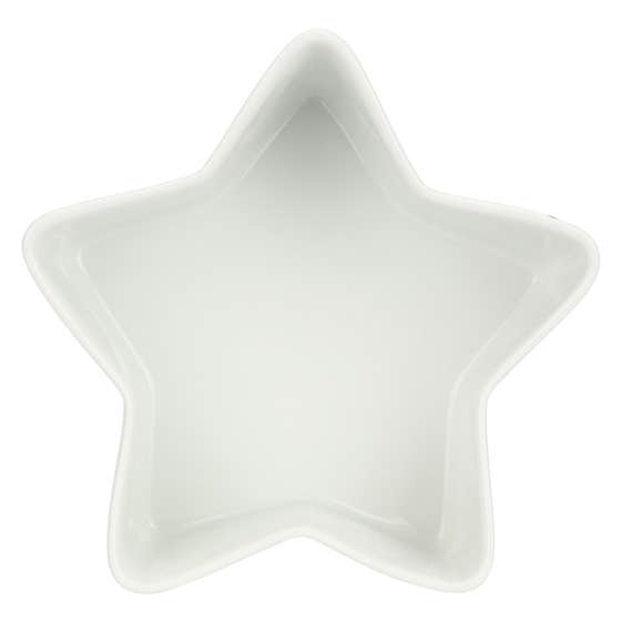 Thunland porcelain star-shaped bowl, medium
