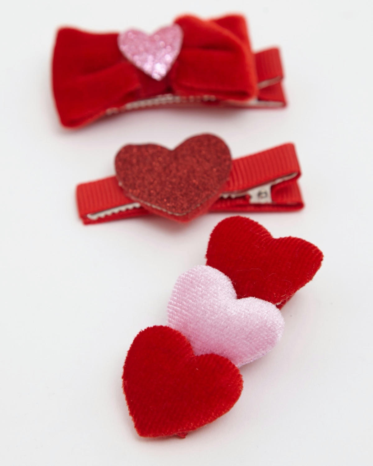 Heart Clips - Pack Of 6