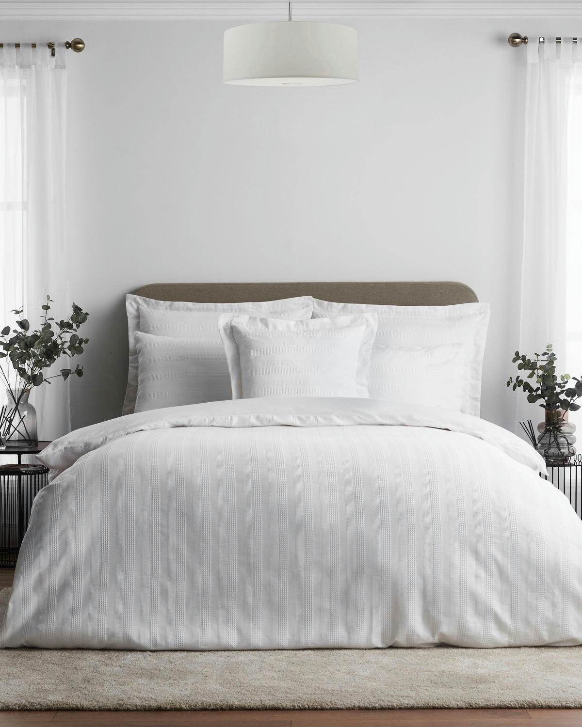 Paul Costelloe Living Waffle Stripe Duvet Set