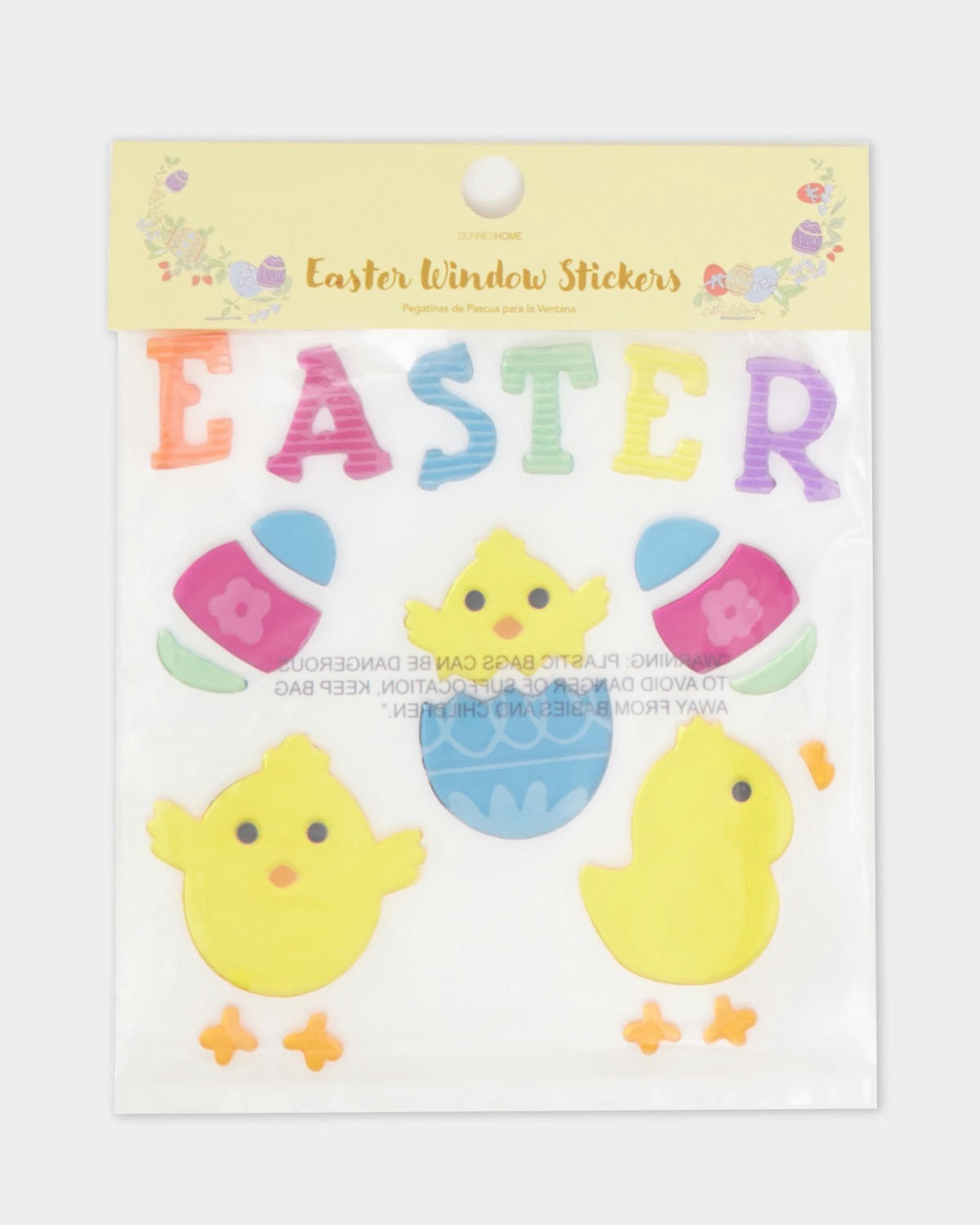 Easter Chick Gel Stickers
