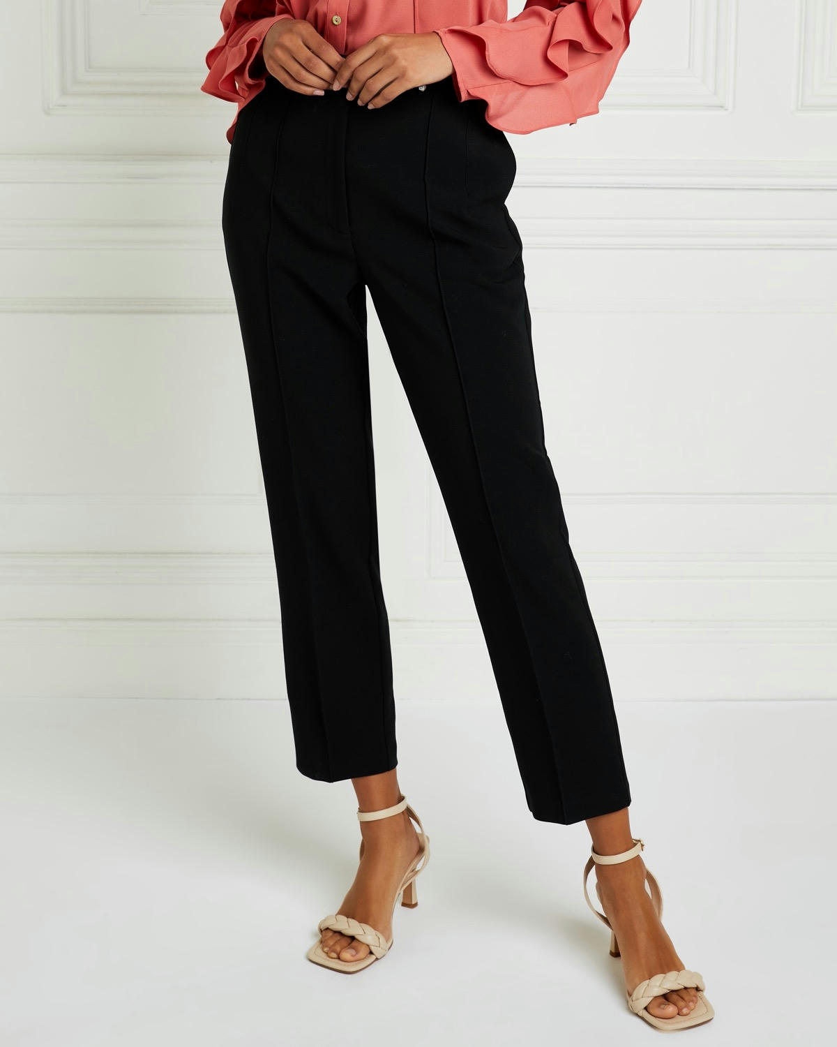 Gallery Seamed Straight Leg Trousers