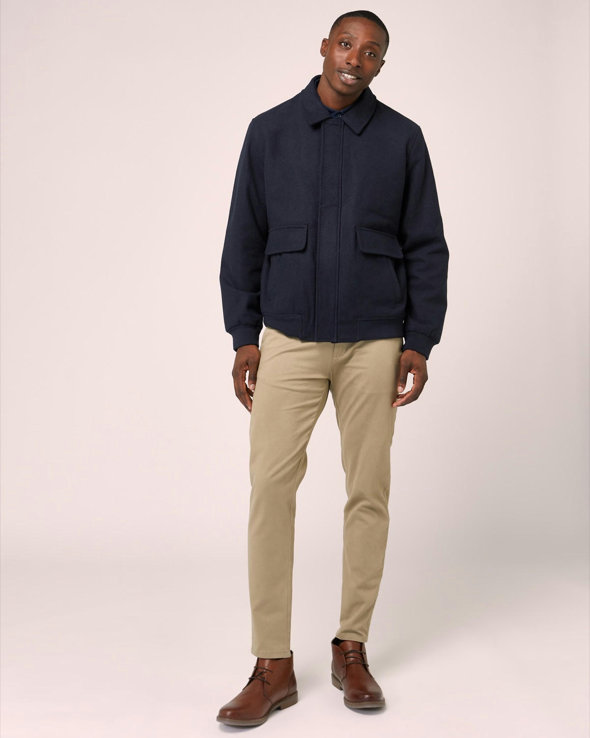 Water Repellent Tapered Chinos