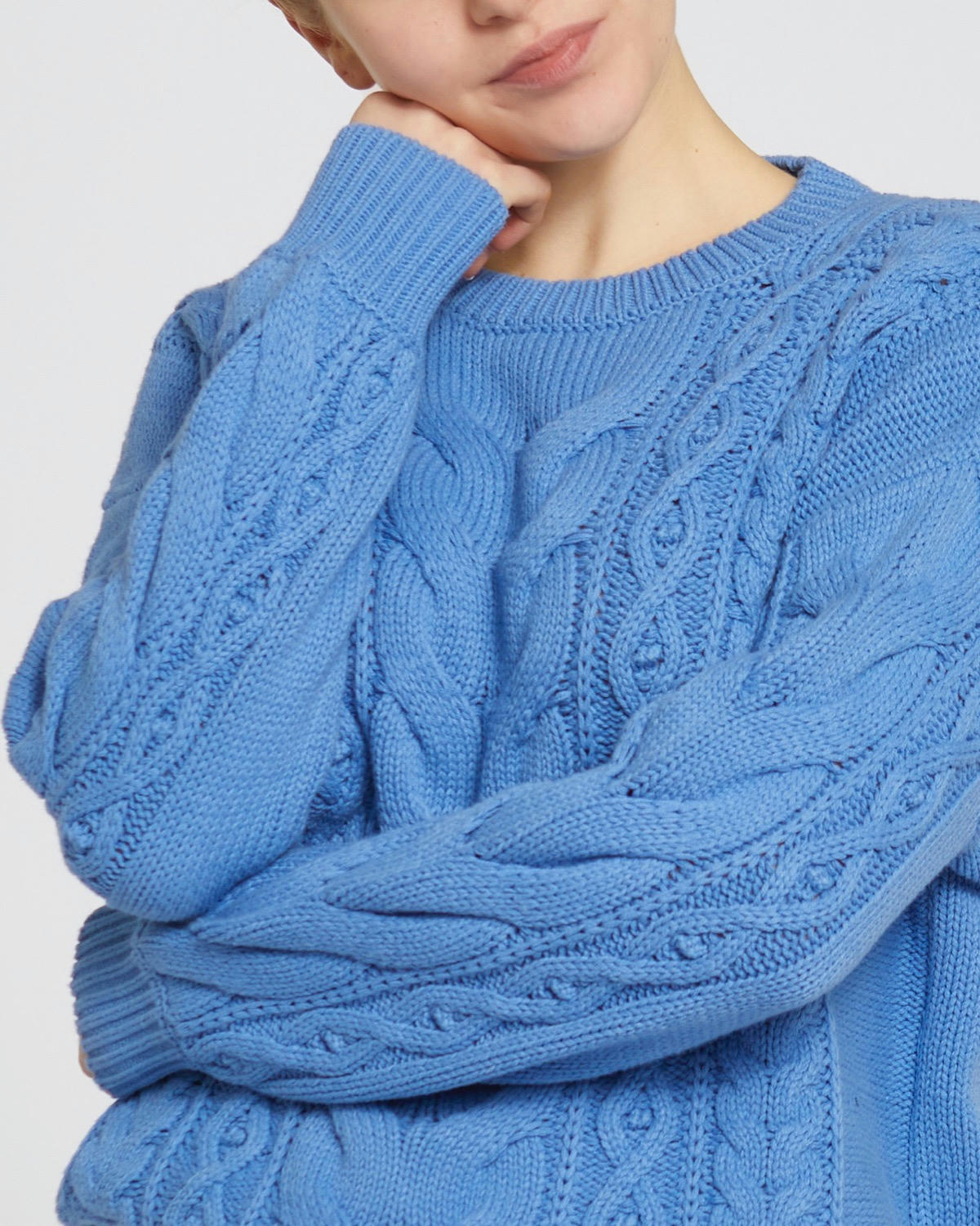 Cable Crew Neck Jumper