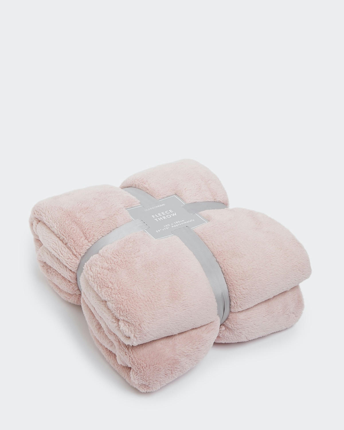 Blush Fleece Throw