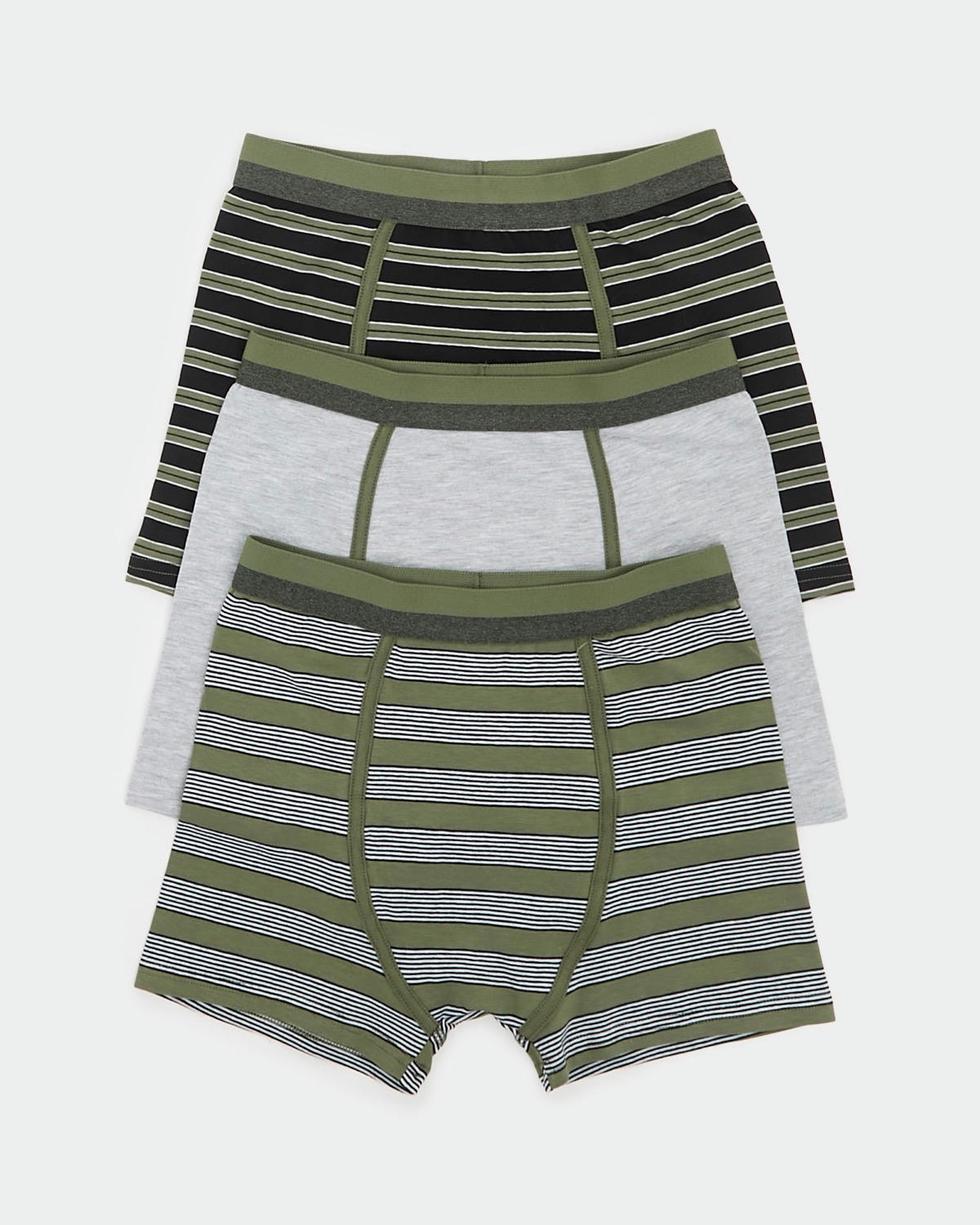 Boys Jersey Trunks - Pack Of 3 (2 - 10 Years)