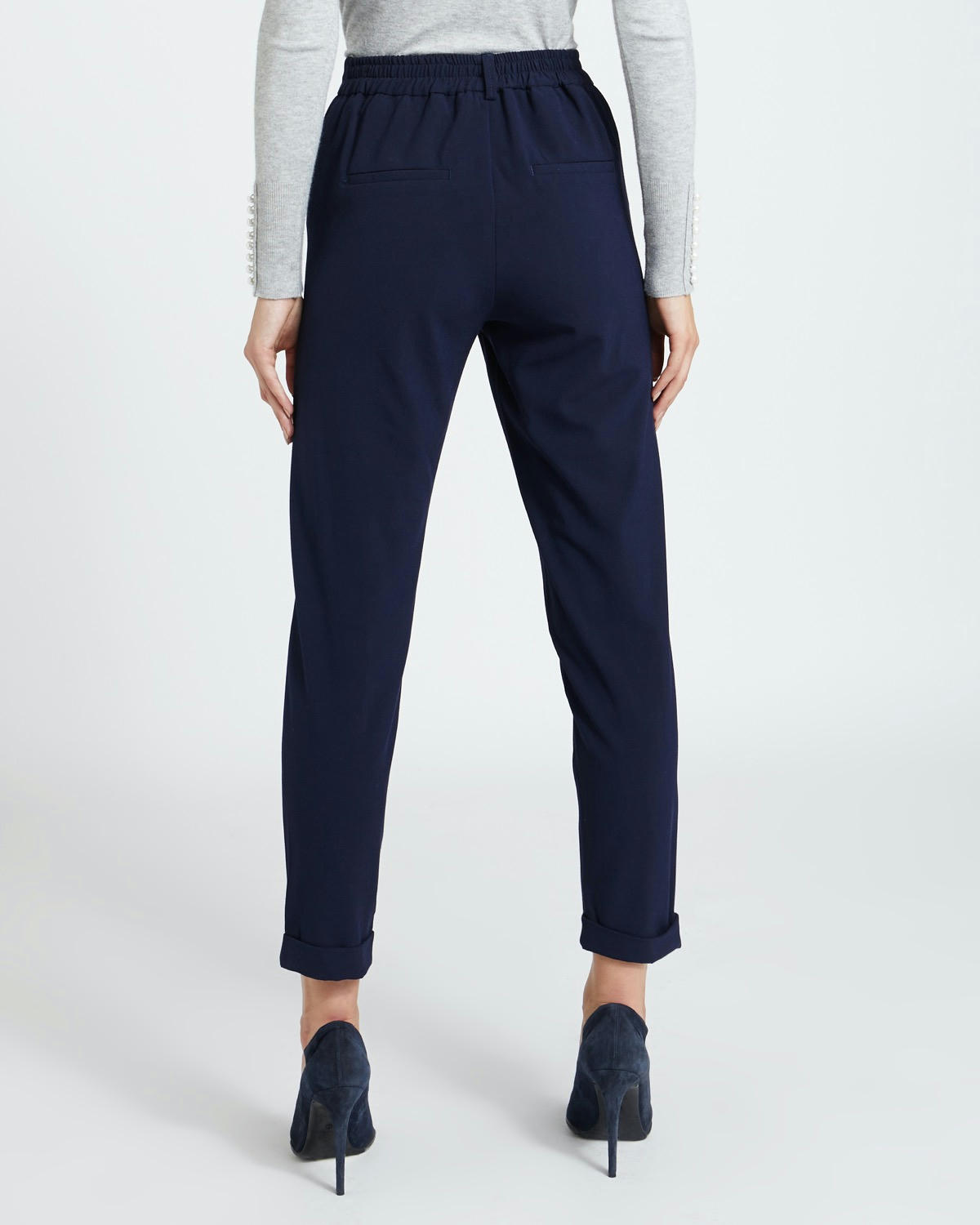 Savida Elastic Waist Trousers