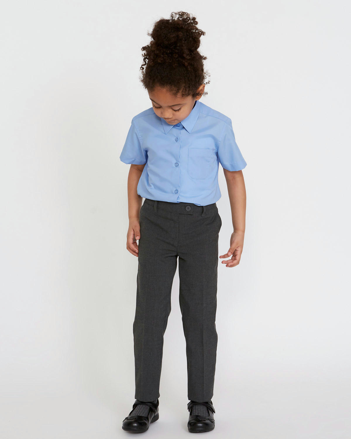 Non-Iron Short-Sleeved Blouses - Pack Of 3