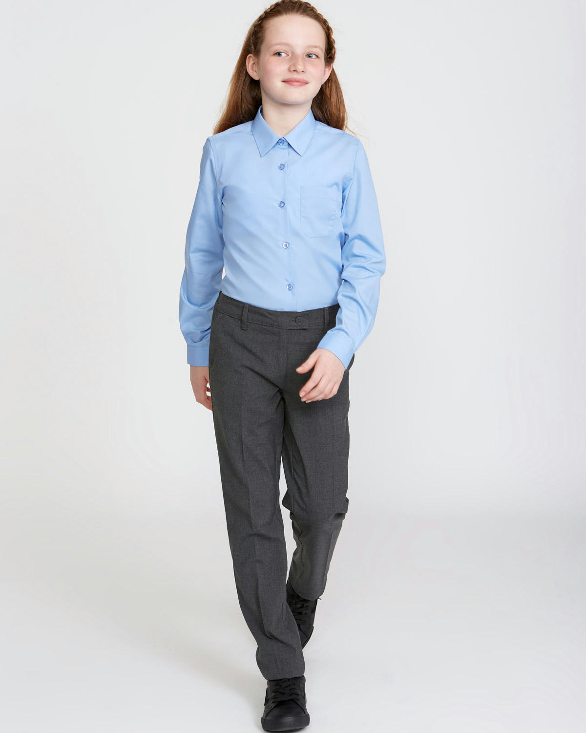 Girls Stretch Slim Fit Trousers