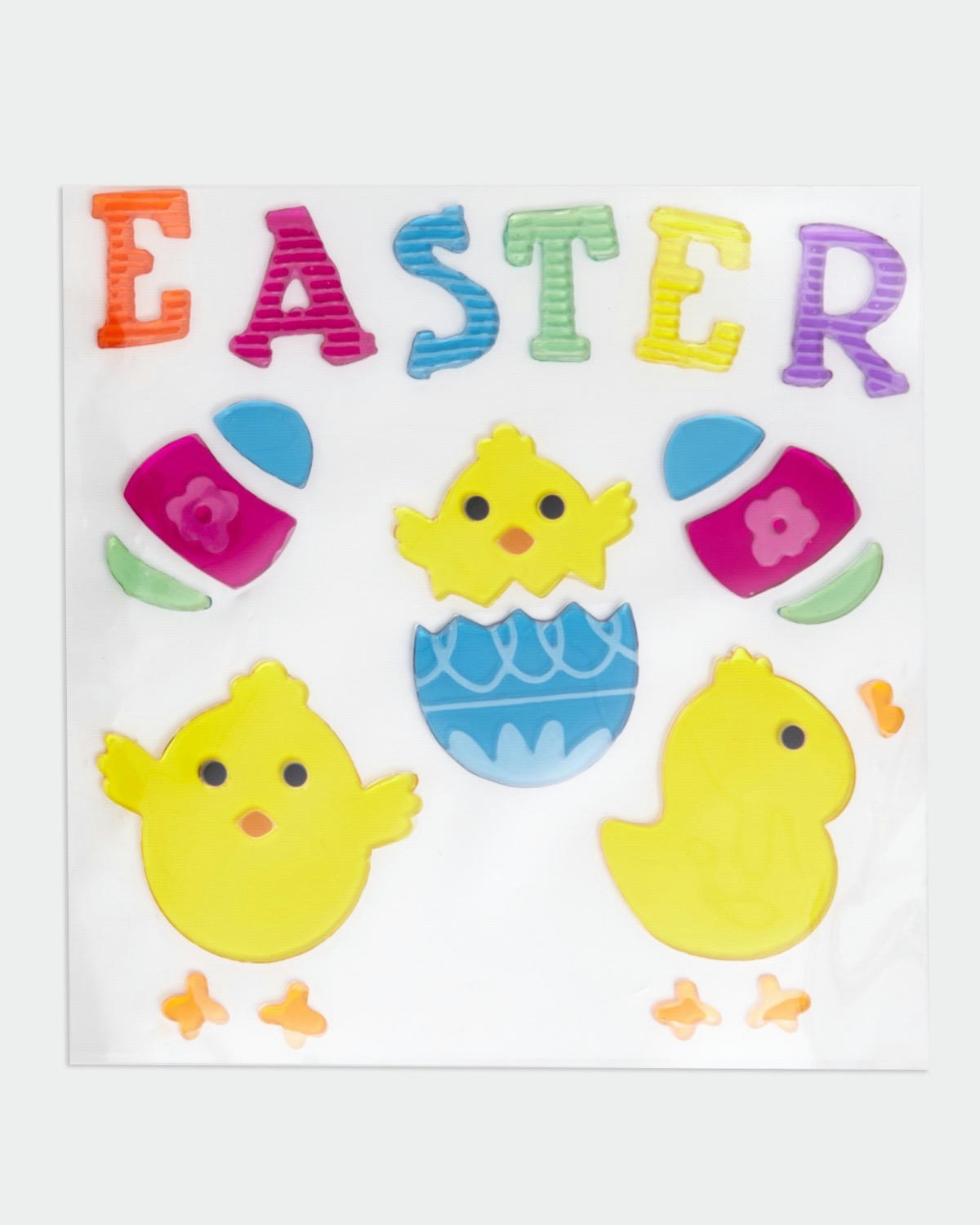 Easter Chick Gel Stickers