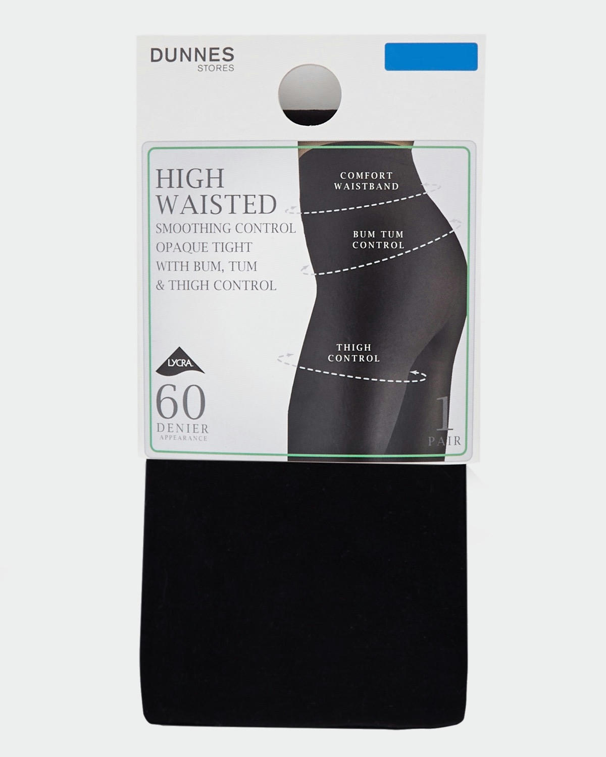 High Waist Control Opaque Tights