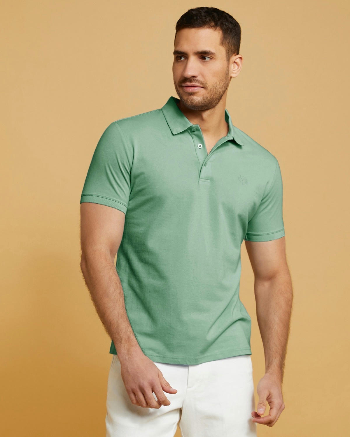Paul Costelloe Living Stretch Pique Polo Shirt