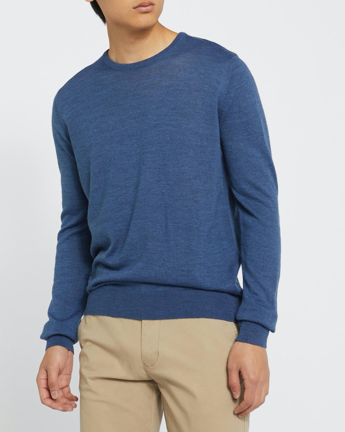Merino Blend Crew Neck Jumper