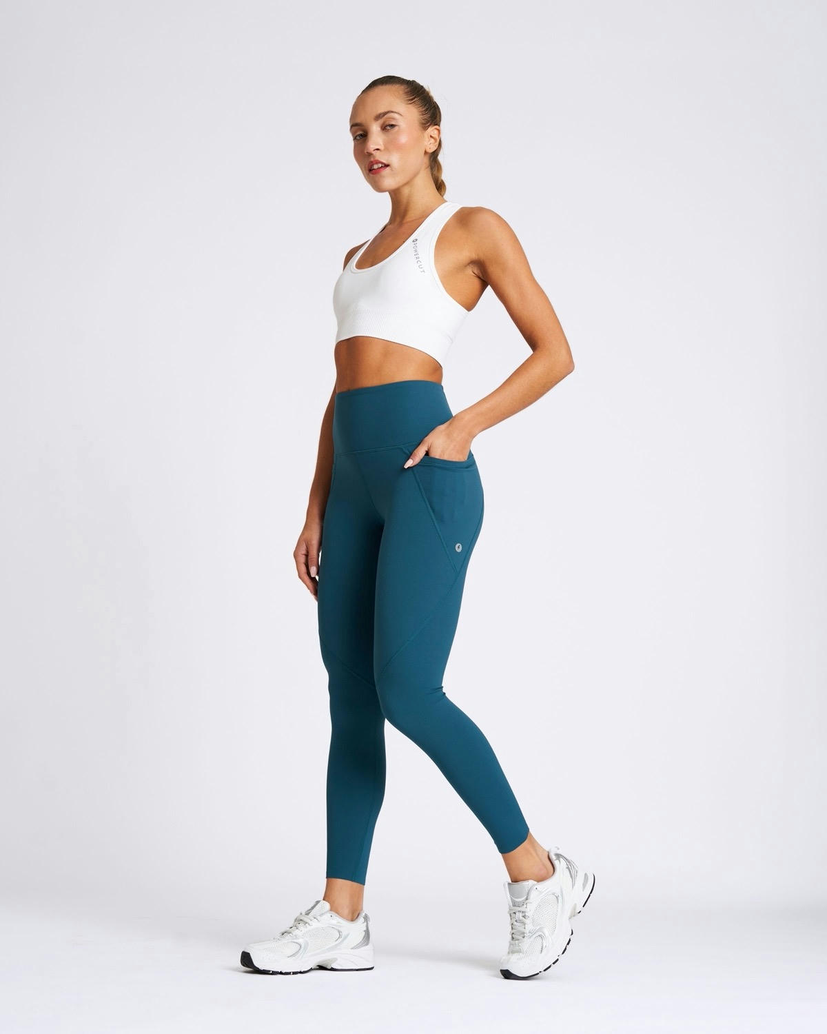 Powercut Sculpt High-Waisted Leggings in Petrol