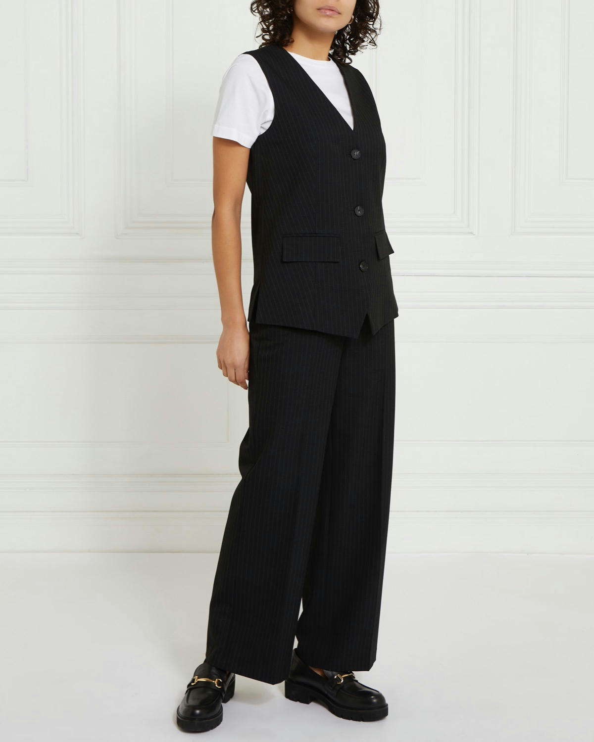 Gallery Pinstripe Trousers