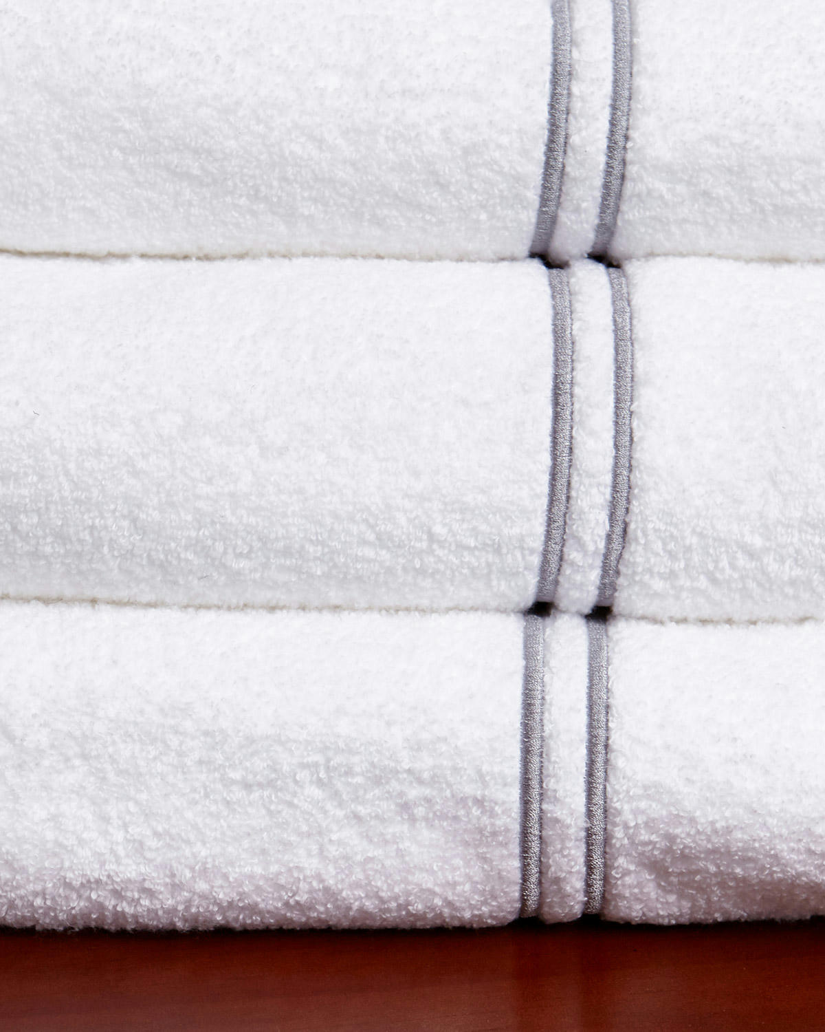 Francis Brennan the Collection Grey Stripe Towel