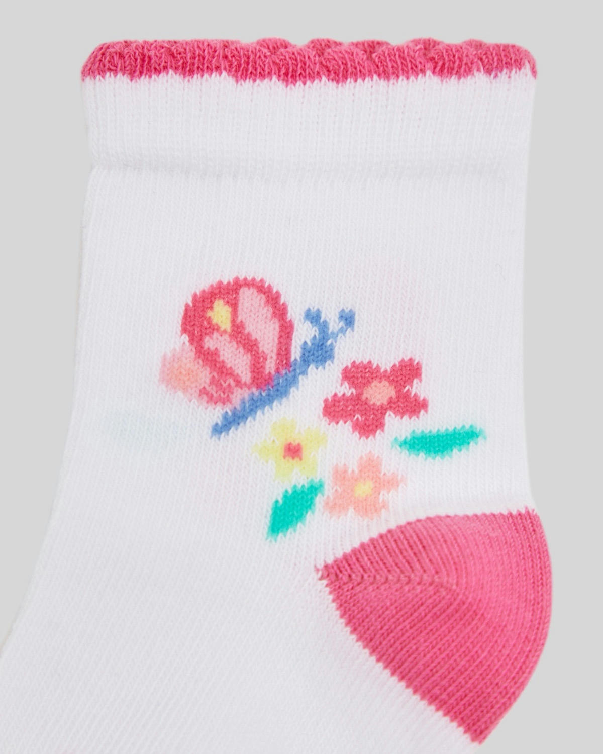 Baby Girls Design Socks - Pack Of 5