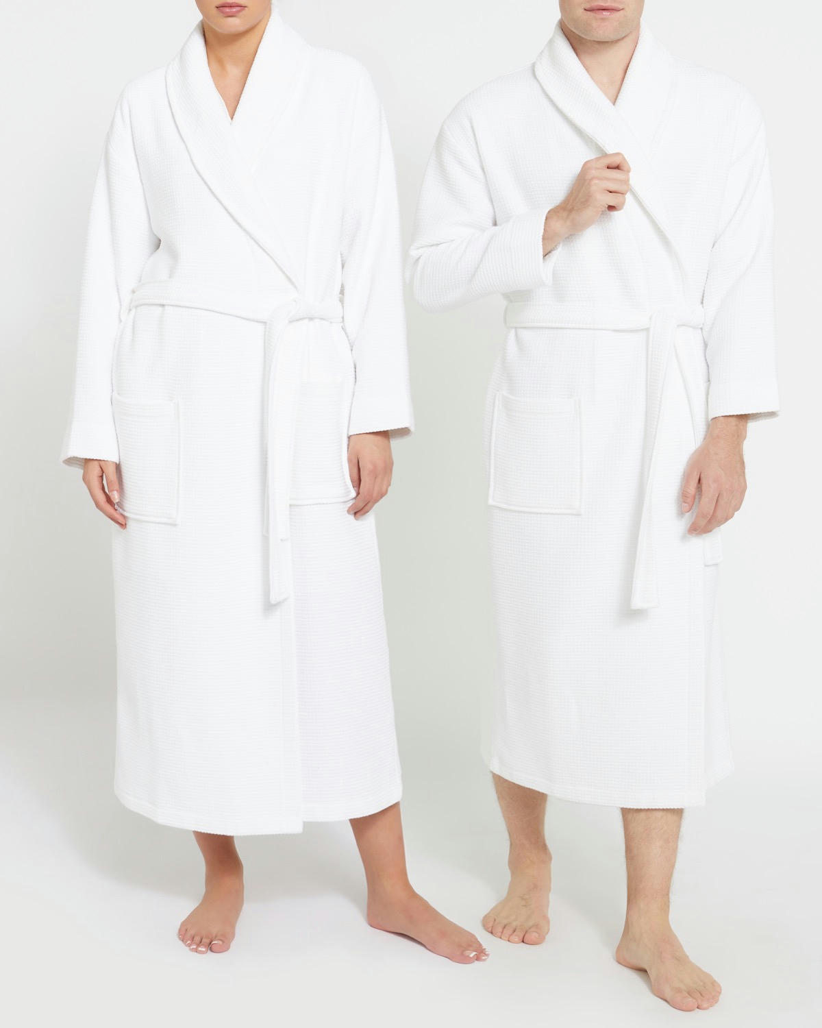 Francis Brennan the Collection Luxury White Hydrocotton Robe