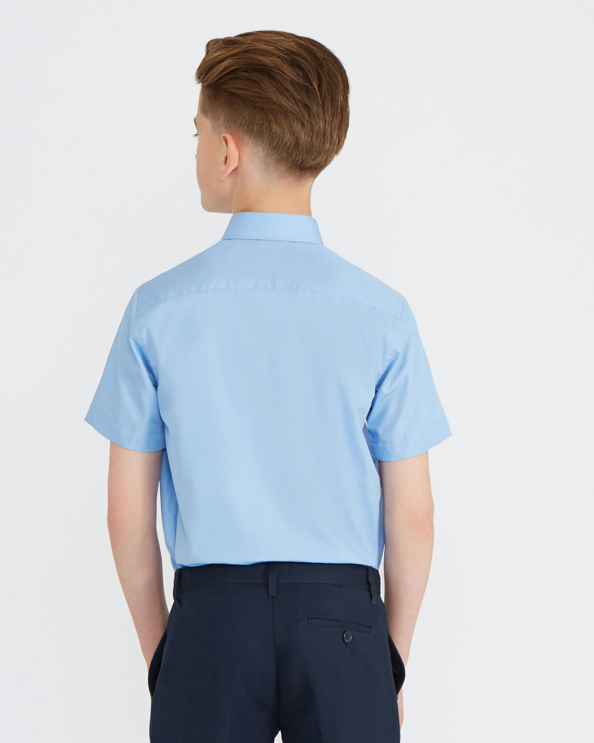 Short-Sleeved Non Iron Shirt - Pack of 3 - (4-16 Years)