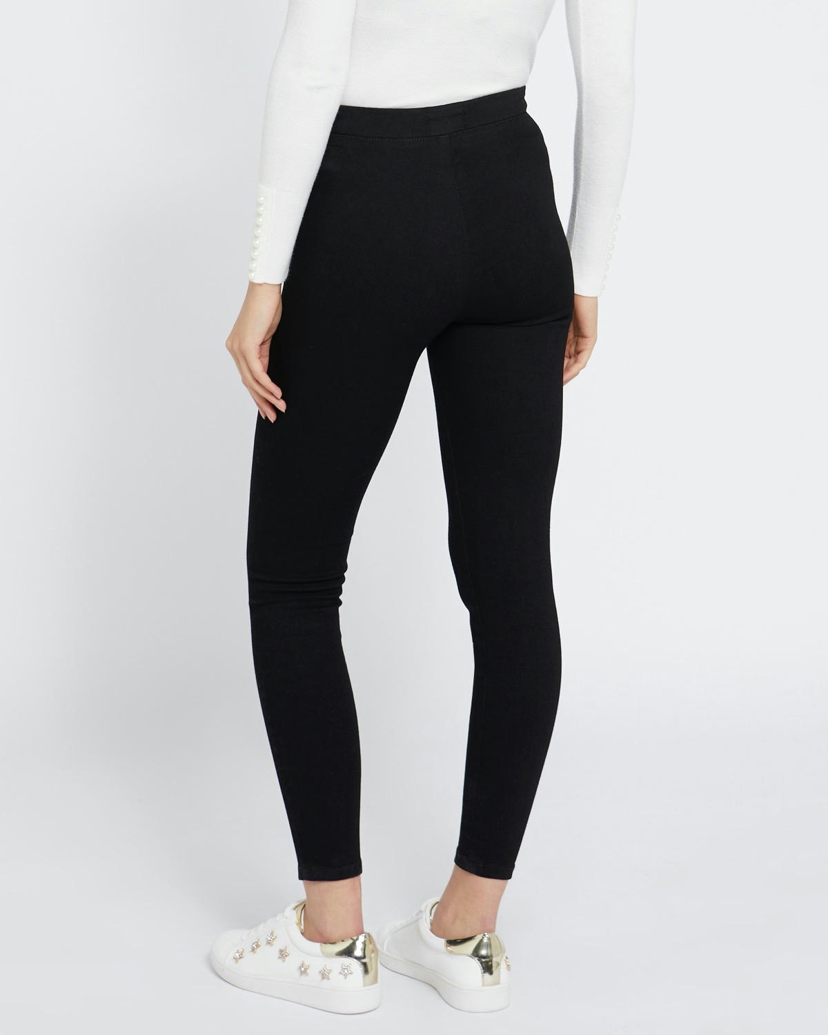 Savida Heidi Side-Zip Skinny Fit Jeans