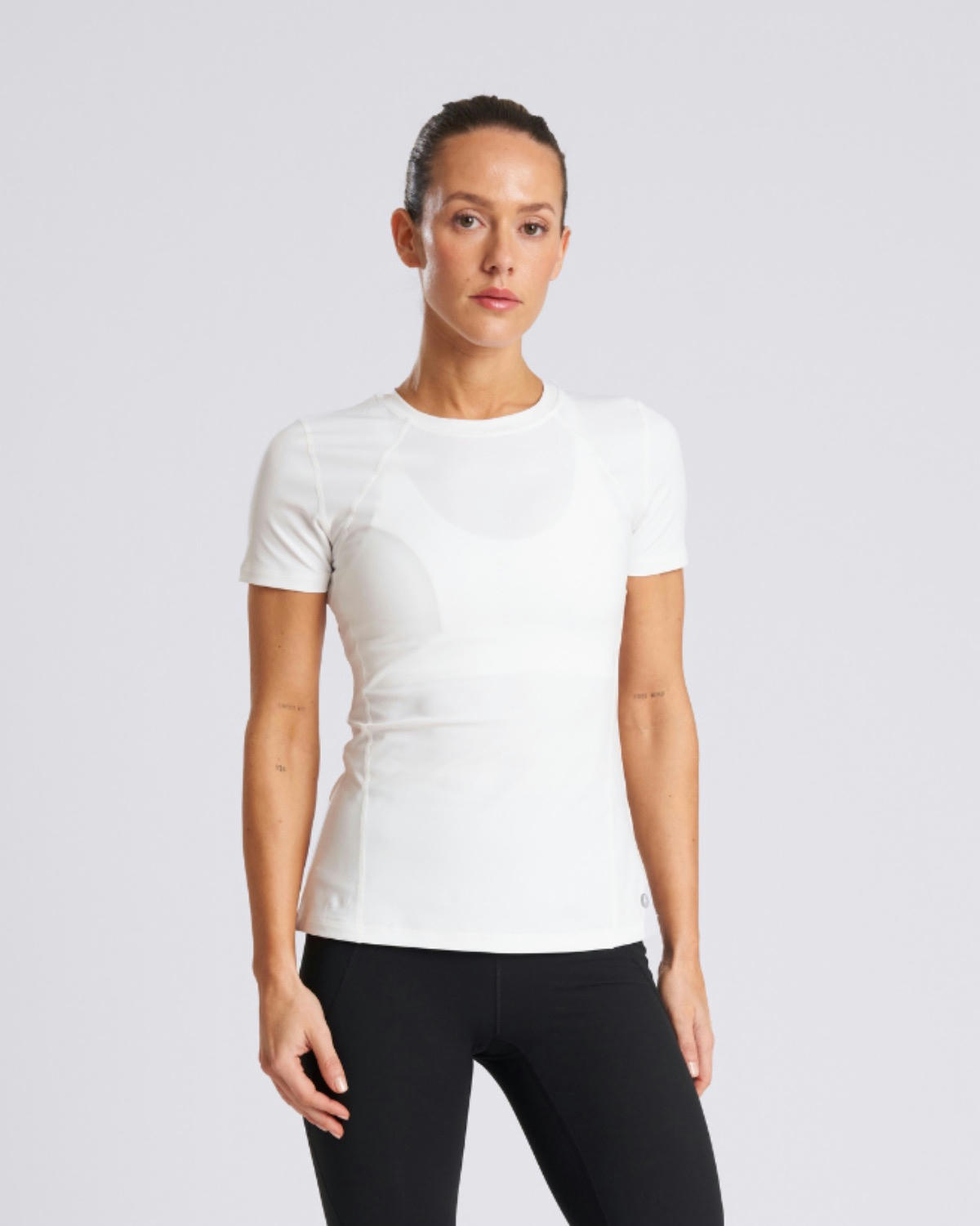Powercut Sculpt Perform Training T-Shirt in White