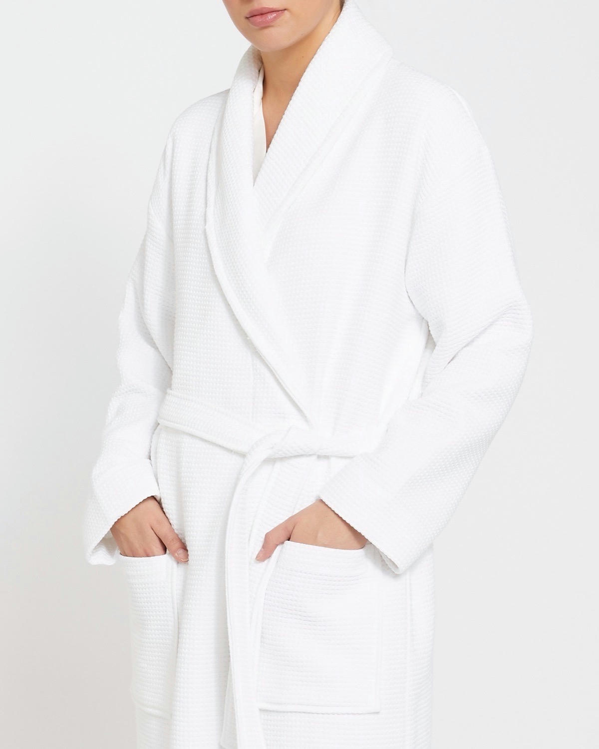 Francis Brennan the Collection Luxury White Hydrocotton Robe