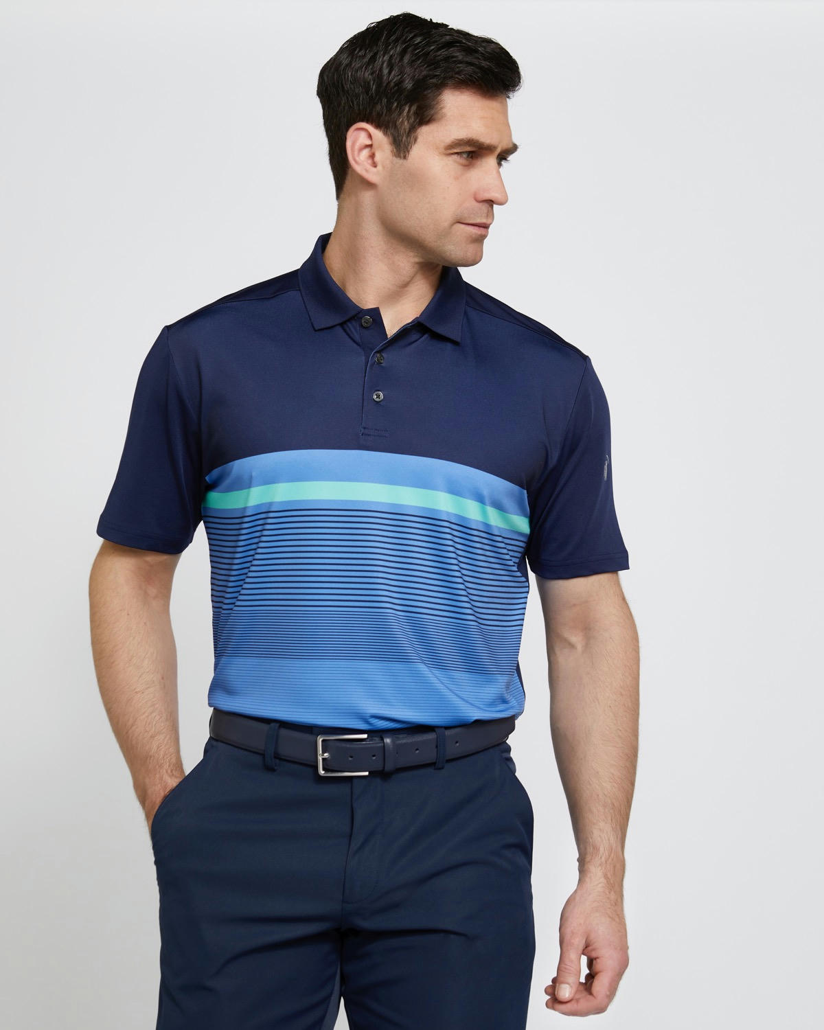 Pádraig Harrington Gradient Stripe Polo Shirt