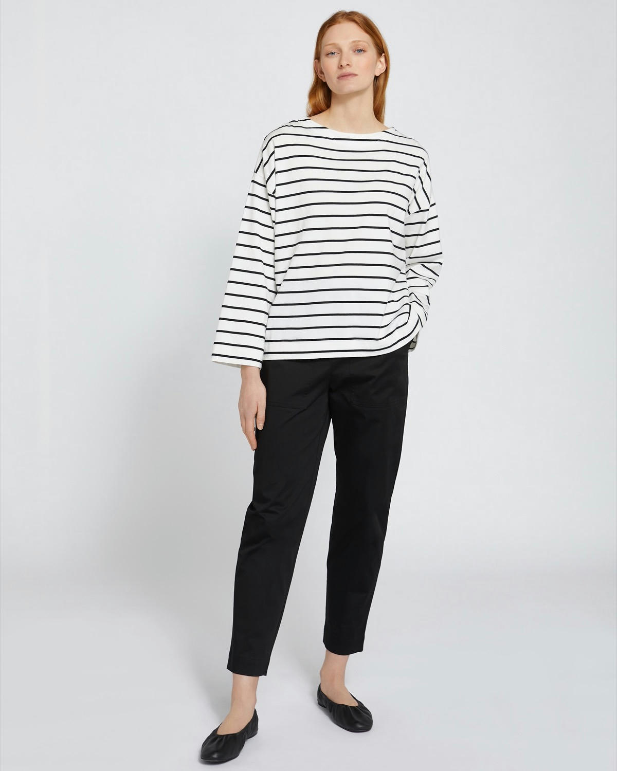 Carolyn Donnelly The Edit Stripe Cotton Top