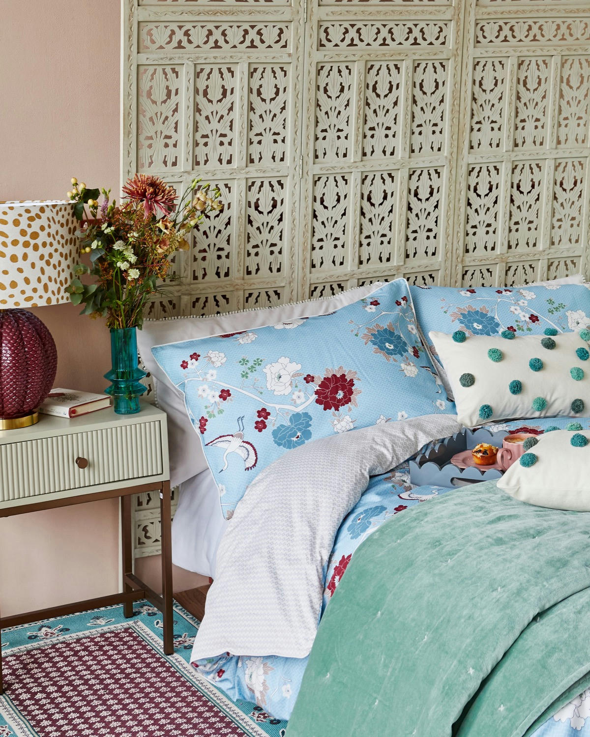 Carolyn Donnelly Eclectic Crane Bed Set