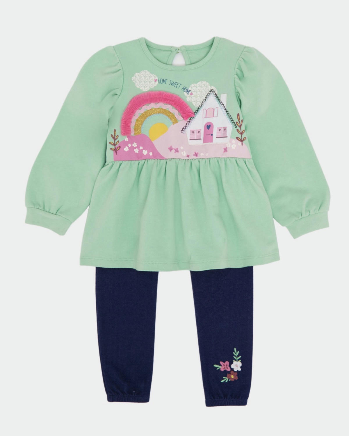 Embroidered Two-Piece Set (6 months-4 years)