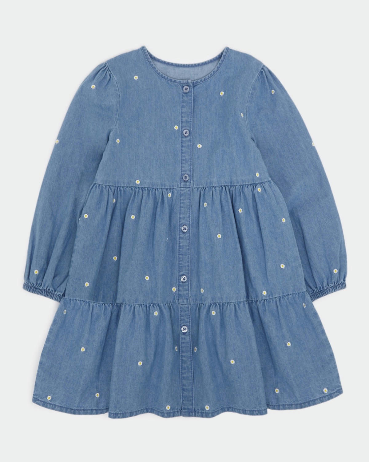 Daisy Embroidered Denim Dress (2-10 years)