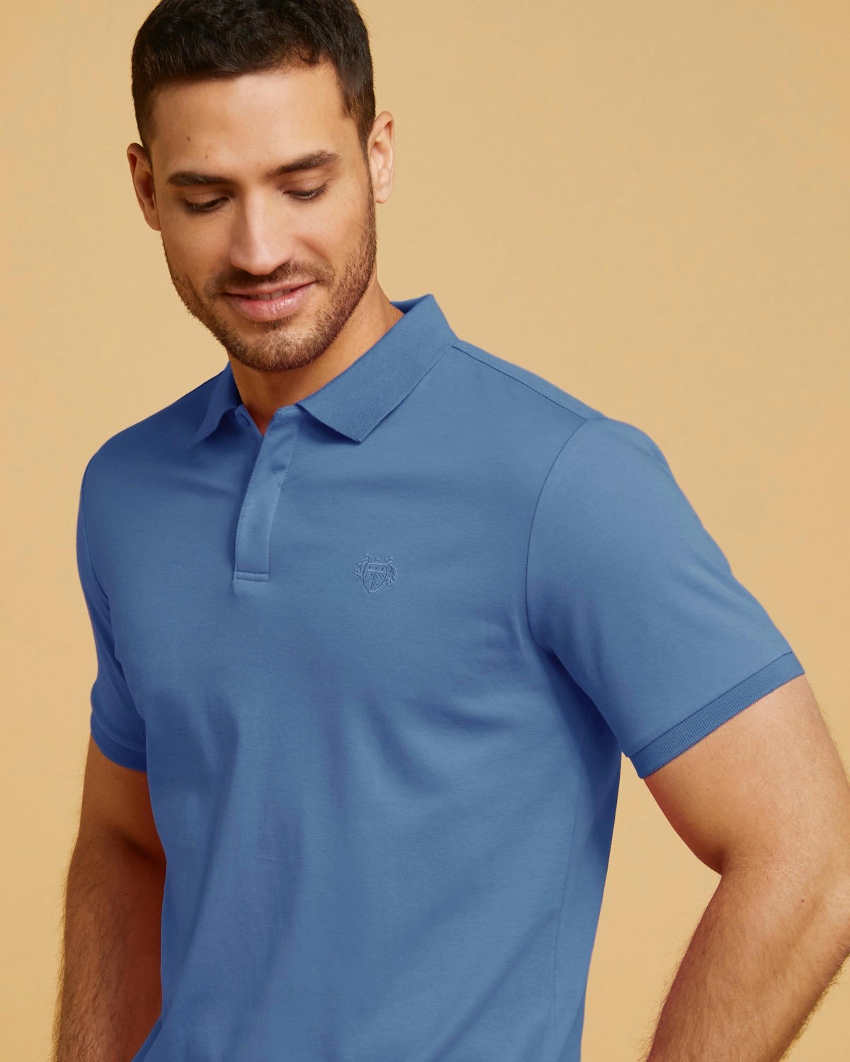 Paul Costelloe Living Mercerised Pima Cotton Polo Shirt