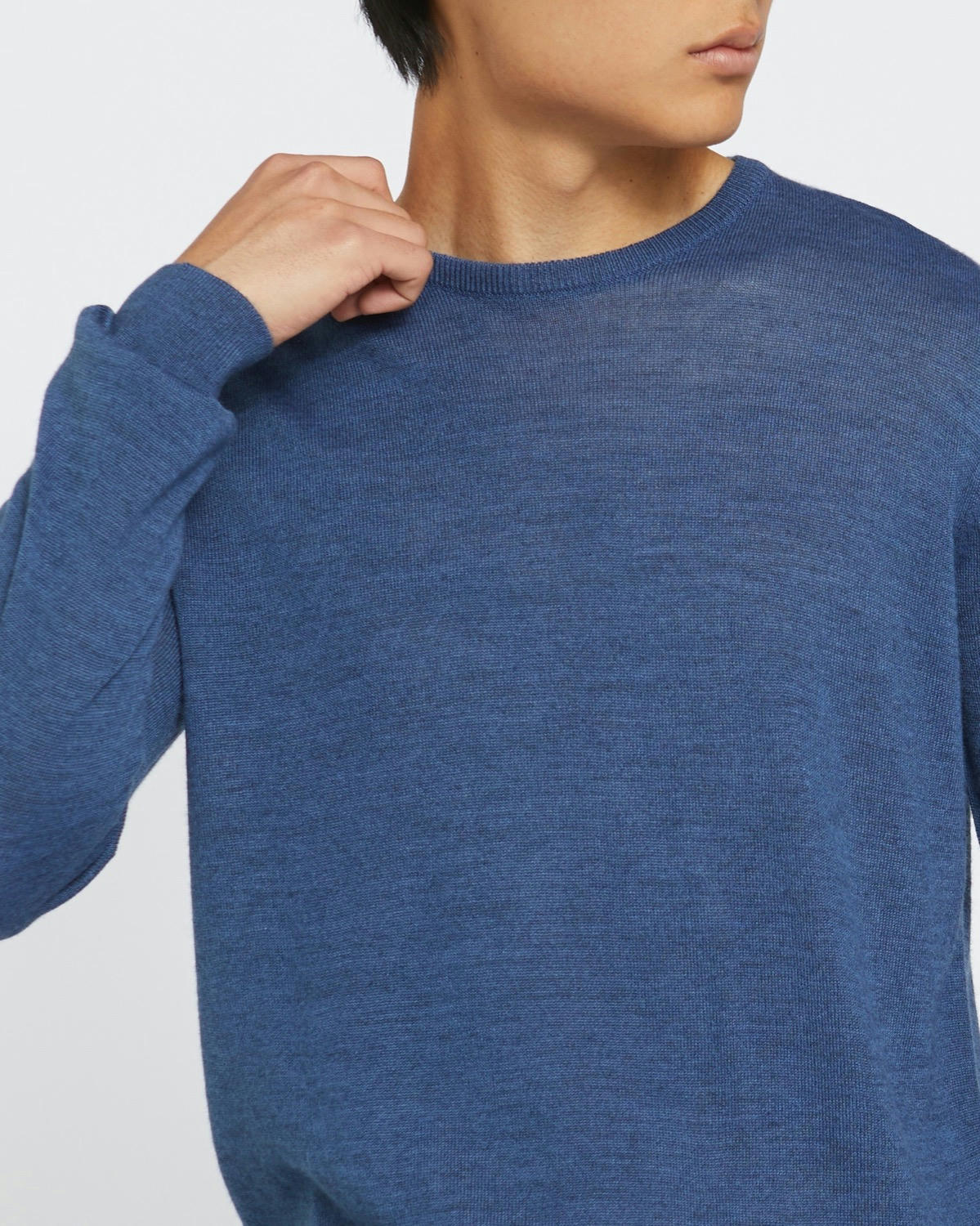 Merino Blend Crew Neck Jumper