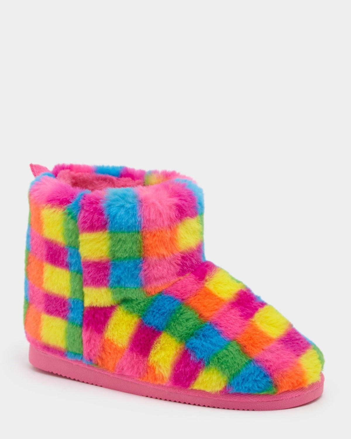 Check Booties (Size 8-5)