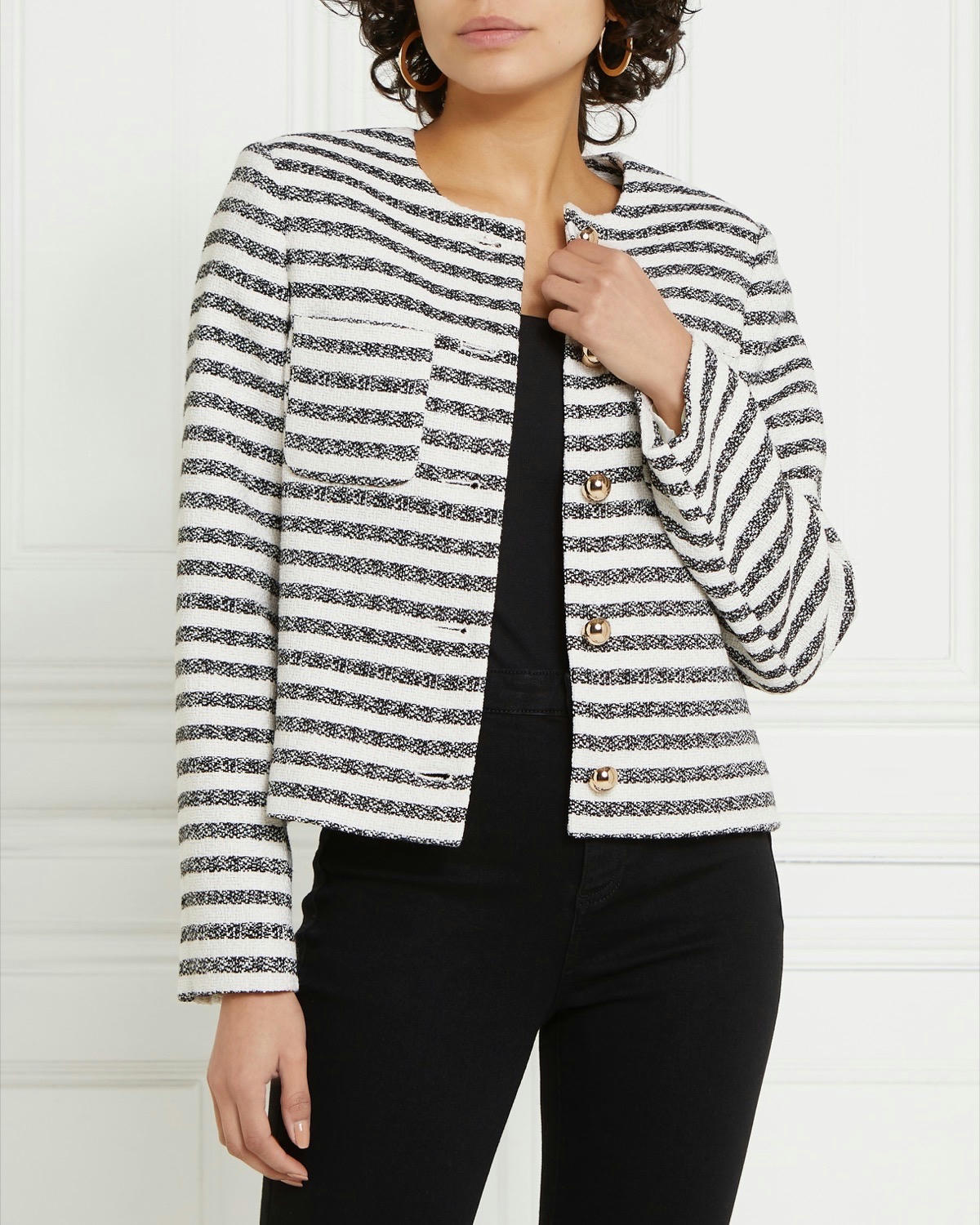 Gallery Mono Stripe Jacket