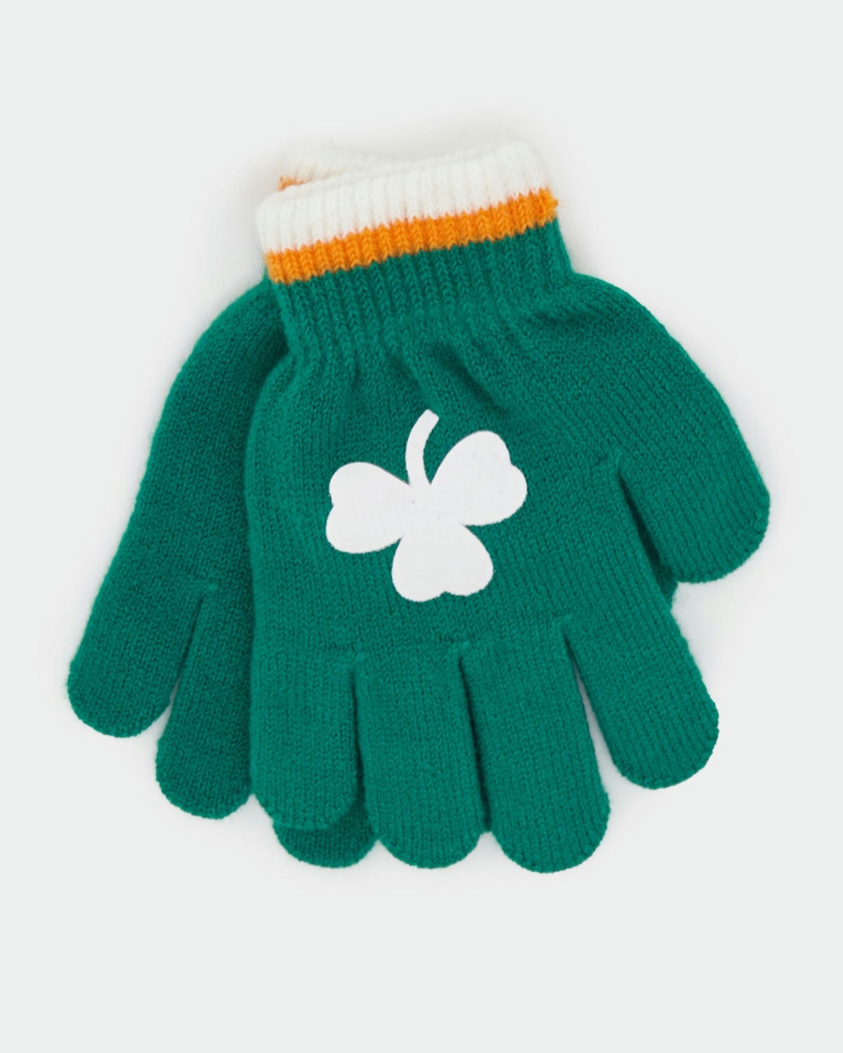 Shamrock Knitted Gloves