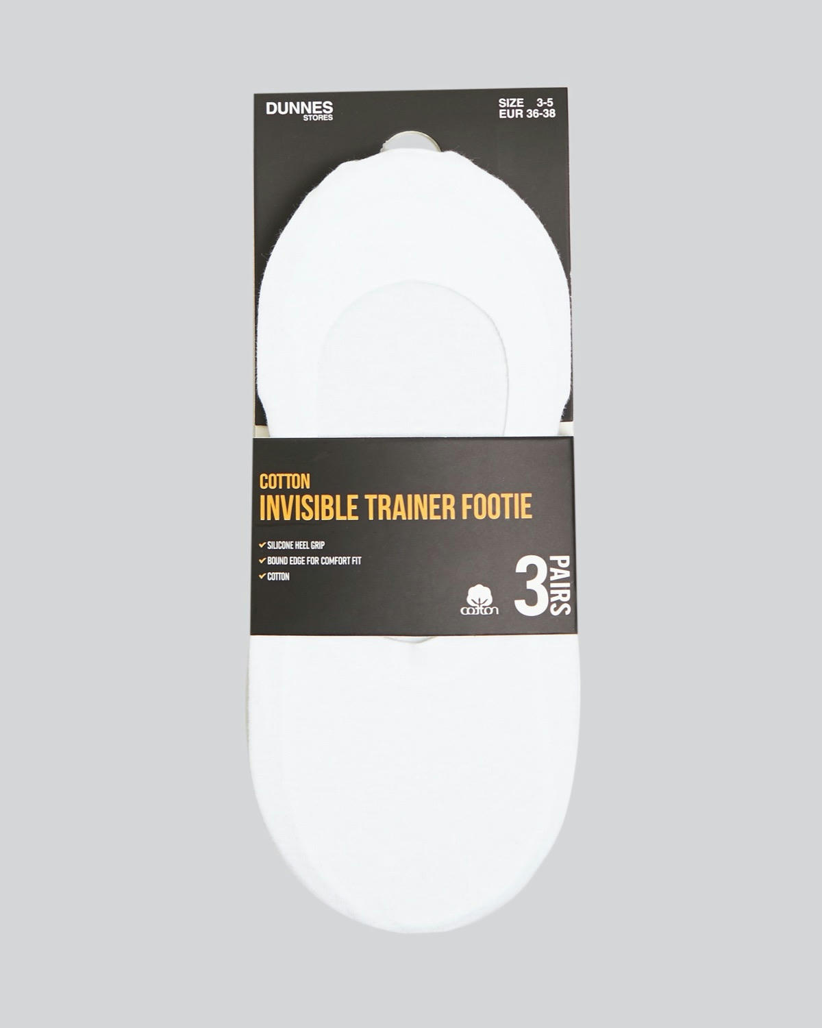 Trainer Bonded Footie - Pack Of 3