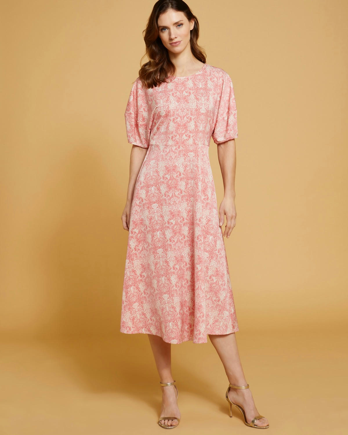 Paul Costelloe Living Studio Palermo Snakeskin Midi Dress
