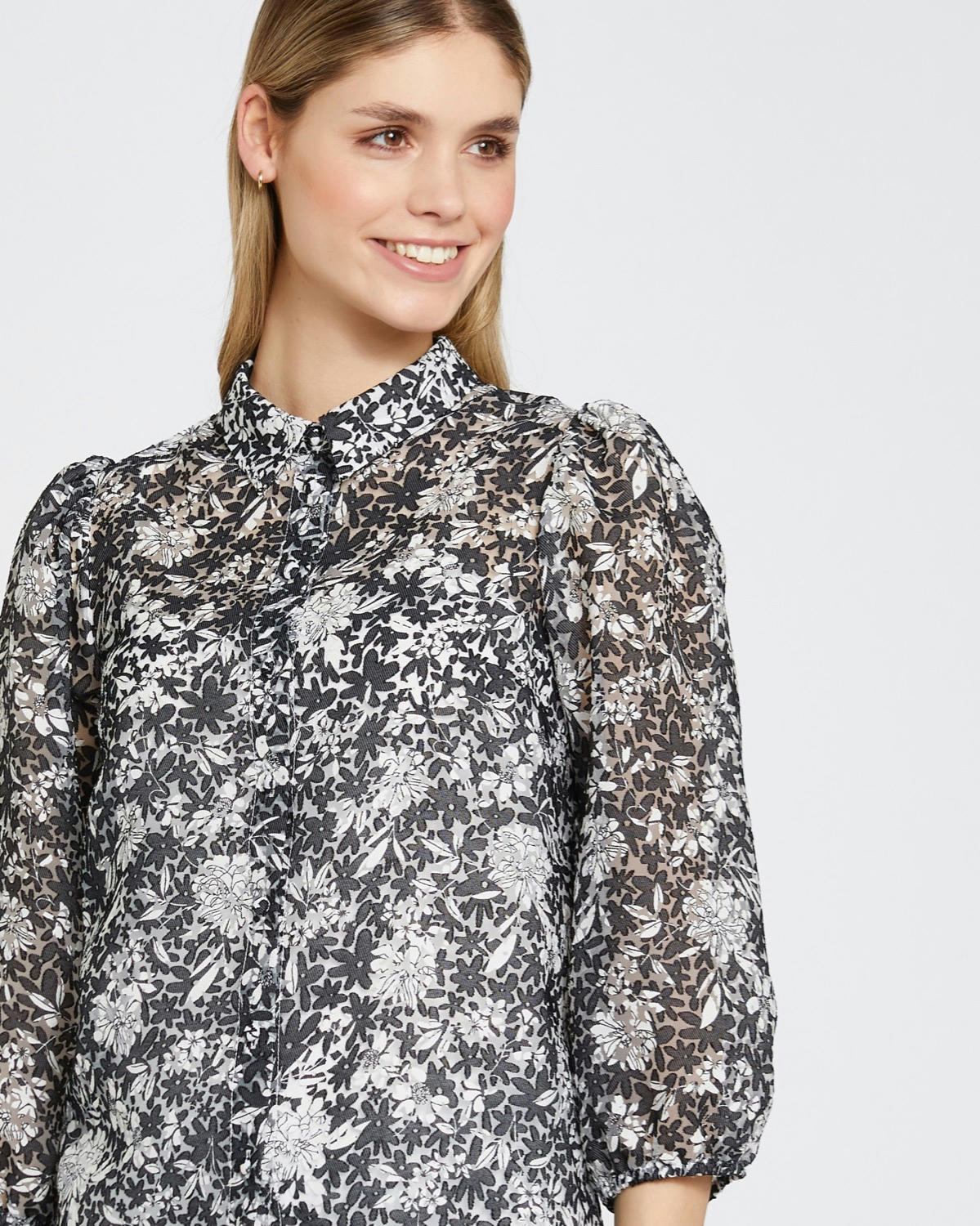 Savida Cara Mono Burnout Blouse