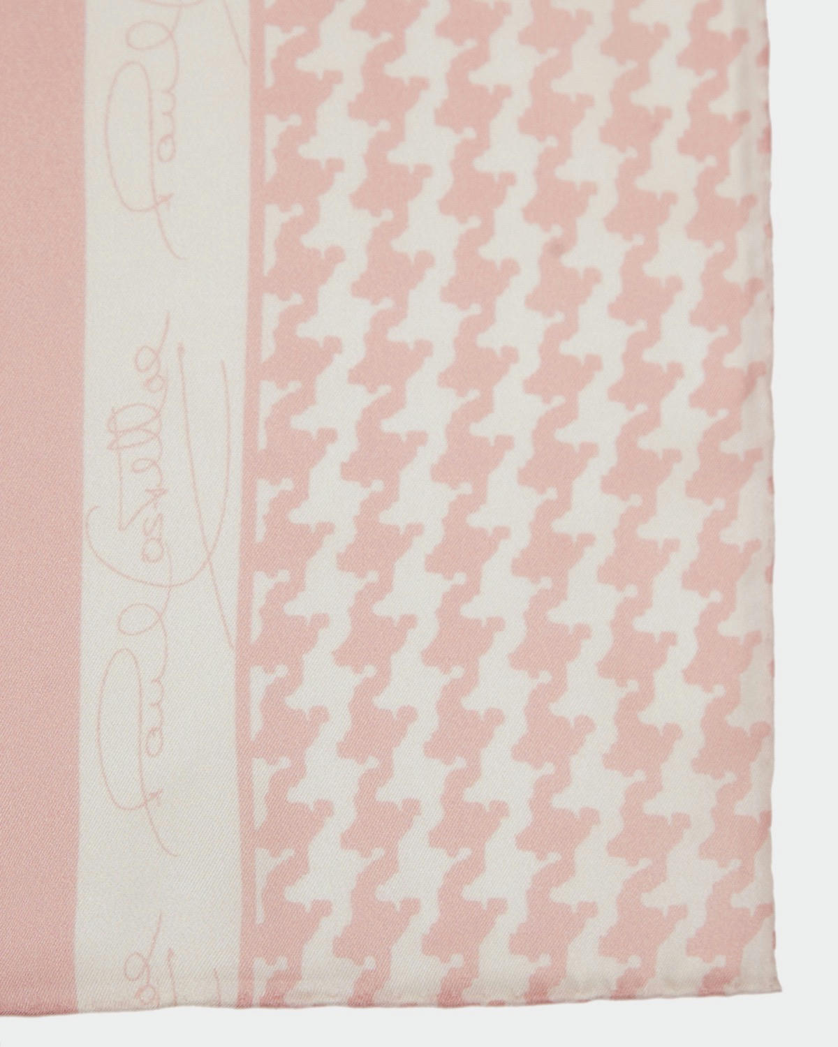 Paul Costelloe Living Studio Pink PC Signature Silk Scarf