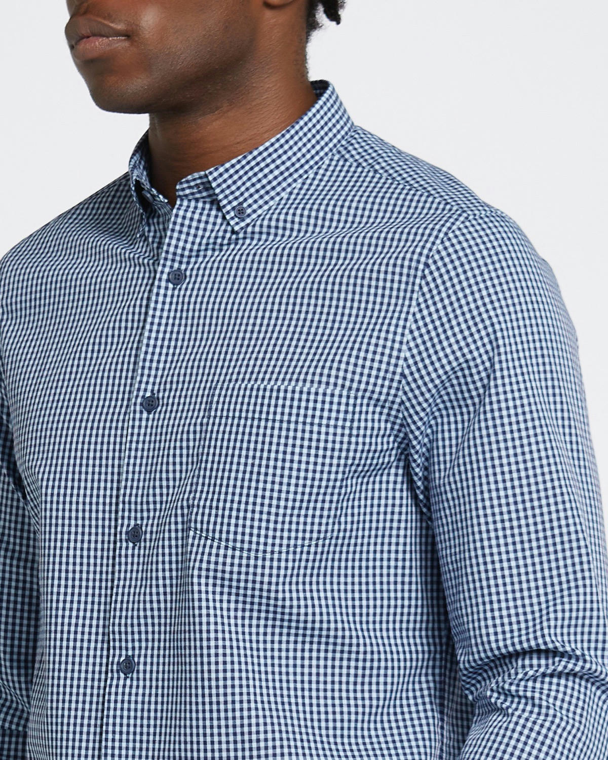 Long-Sleeved Slim Fit Shirt