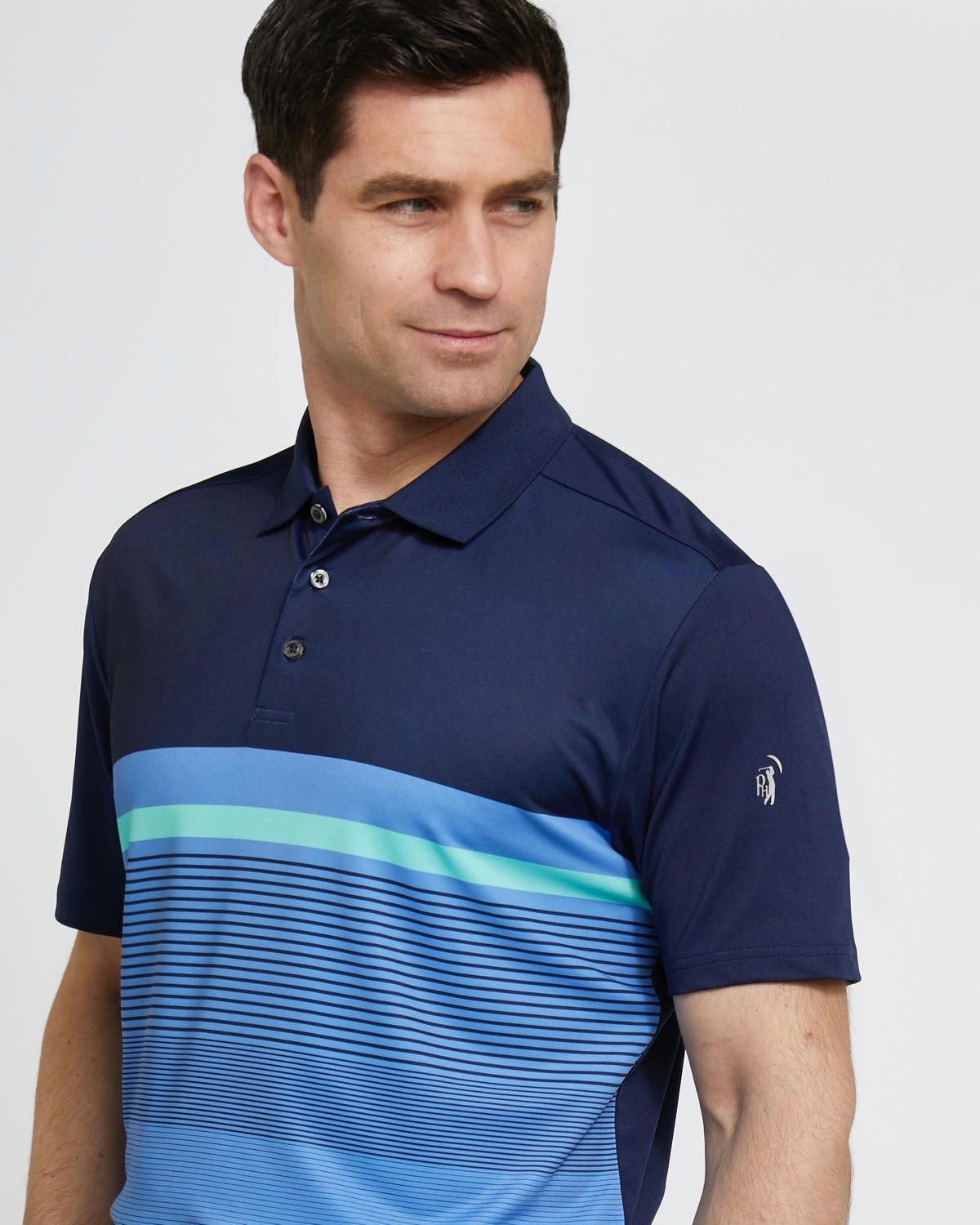 Pádraig Harrington Gradient Stripe Polo Shirt