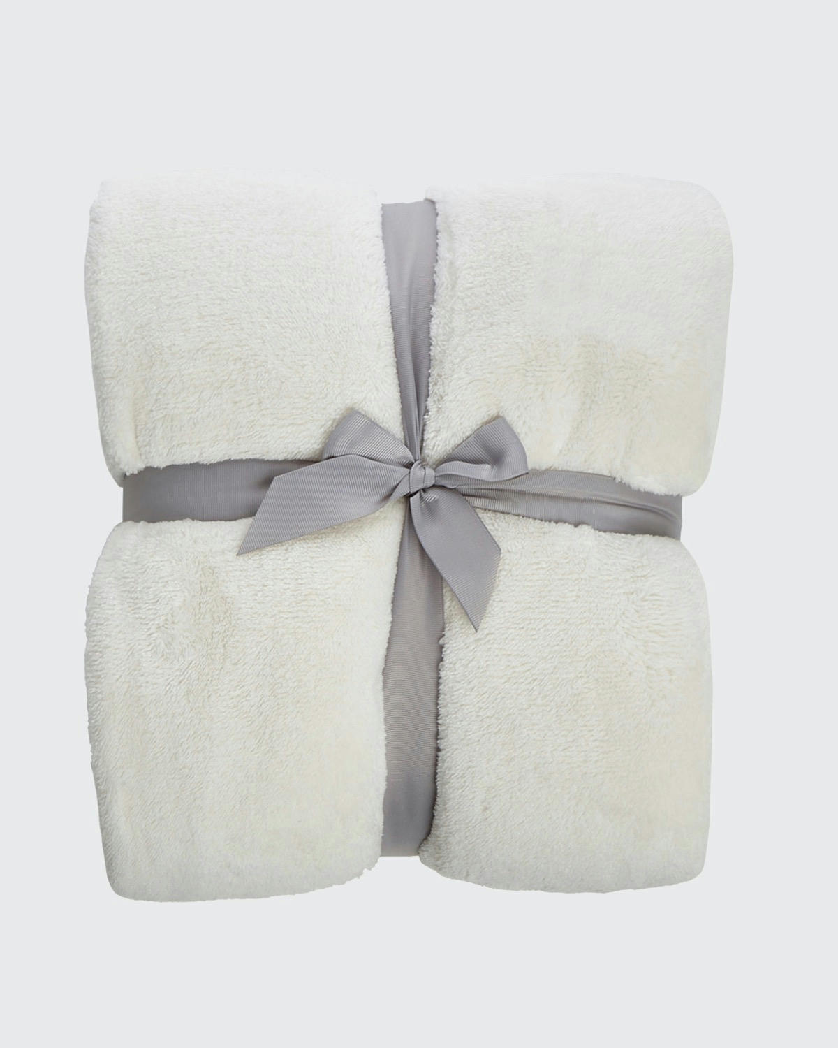 Cream Fleece Throw