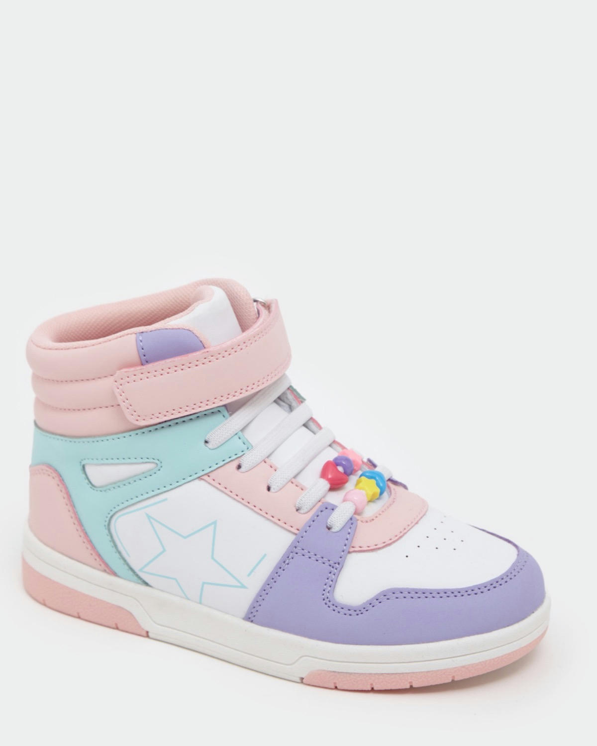 Beaded High Top Trainers (Size 8-5)