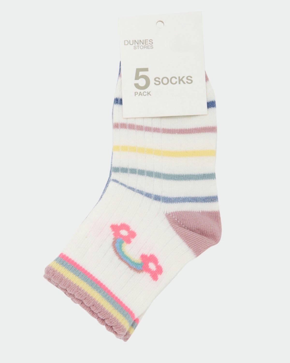 Baby Girls Design Socks - Pack Of 5